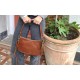 Baguette Tan Leather Large